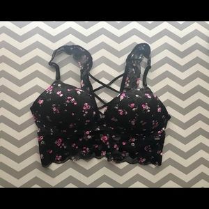 Victoria’s Secret PINK longline Lace Bralette